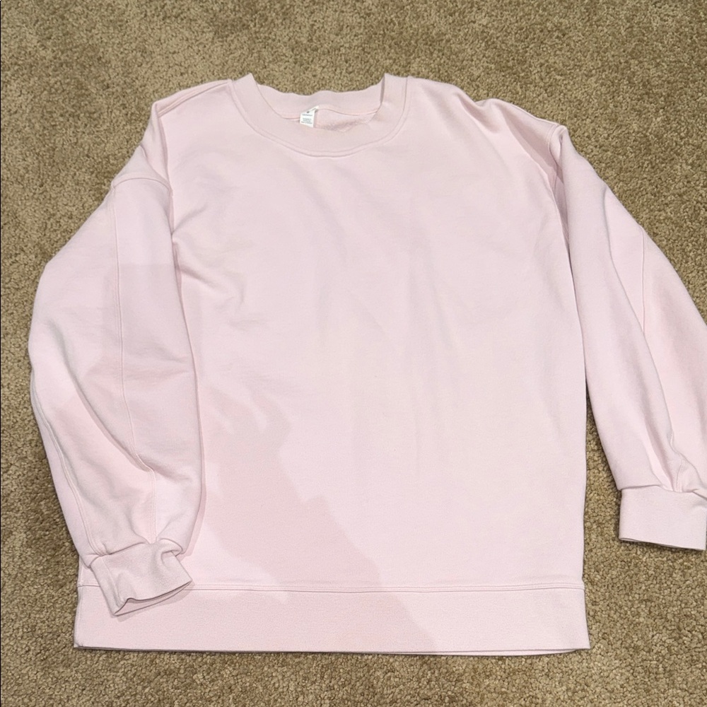 Lululemon Light Pink Crewneck Sweatshirt